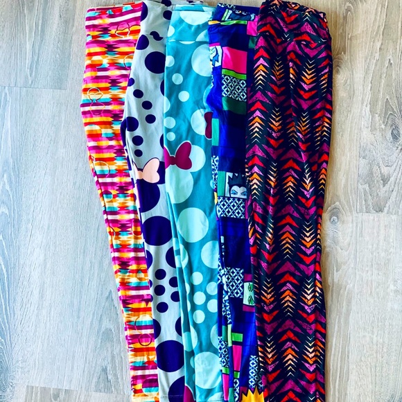 LuLaRoe Pants - LuLaRoe • Women’s Leggings • OS • Bundle of 5